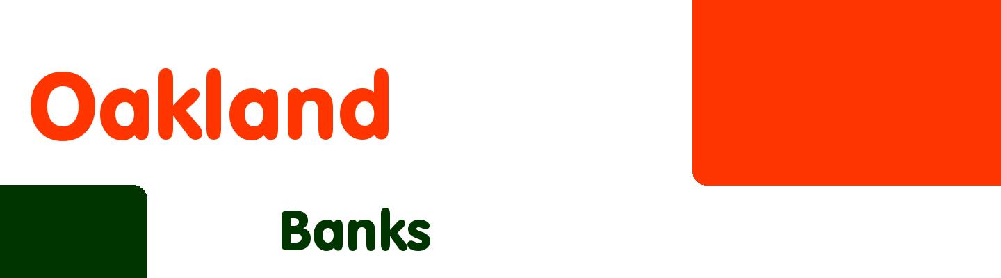 Best banks in Oakland - Rating & Reviews