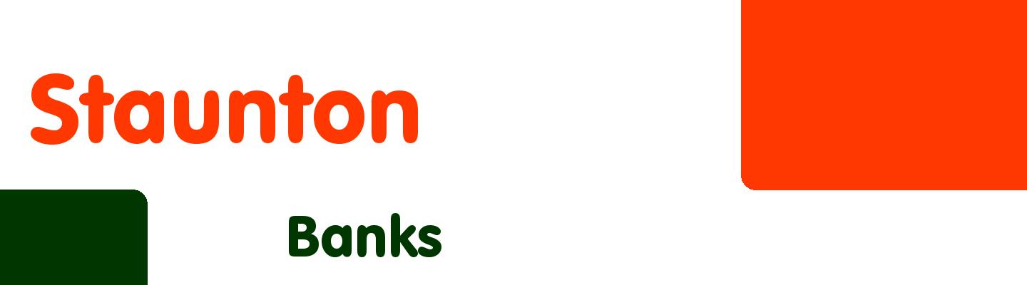 Best banks in Staunton - Rating & Reviews